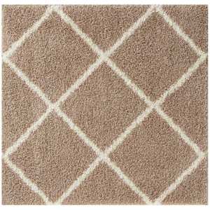 The Rugs Moroccan Beige Shaggy Rug 520 lb 60X110 cm Comfor - Product Image 5