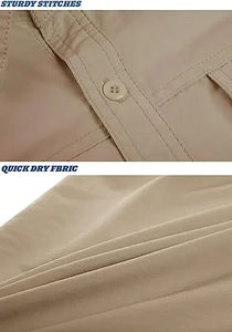 Streetwear d'été pour hommes Chemises cargo décontractées à manches et col vintage Chemises d'extérieur Blouses - Product Image 6