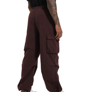 Pantalon cargo pour homme en gros, sur mesure, résistant, 2025, couleur unie, coton, pantalon cargo décontracté pour homme, en vente - Product Image 2