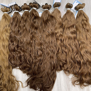 ผมแท้เวียดนาม 100% สีน้ำตาลธรรมชาติ แบบเวฟ  ขายดี พร้อมส่ง สีสันสดใส ติดแน่น นุ่มสลวย - Product Image 1