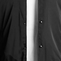 Jaket Bomber Pria Warna Solid Resleting Penuh Bahan Kanvas Kualitas Premium Ringan Berkerudung Logo Depan