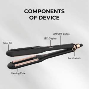 Lisseur à <span class=keywords><strong>cheveux</strong></span> professionnel EFA S31 électrique à LED, double céramique, quatre plaques, <span class=keywords><strong>pour</strong></span> salon et usage domestique - Product Image 6