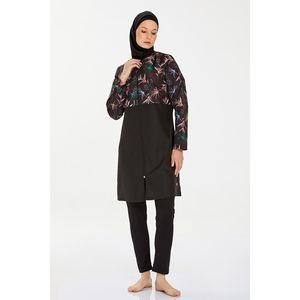 Nissa nero completamente coperto Hijab costume da bagno Cover up modello 9282 - Product Image 6
