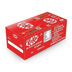 Sweet KITKAT 4-Finger <b>Bitter</b> Sweet <b>Chocolate</b> Pasty Bulk Pack with Fruit & Nut 24x41.5g - Product Image 2