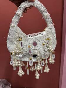 Sacs à main élégants en forme de lune multicolores personnalisés pour femmes Prix compétitif avec fermeture à cordon - Product Image 5