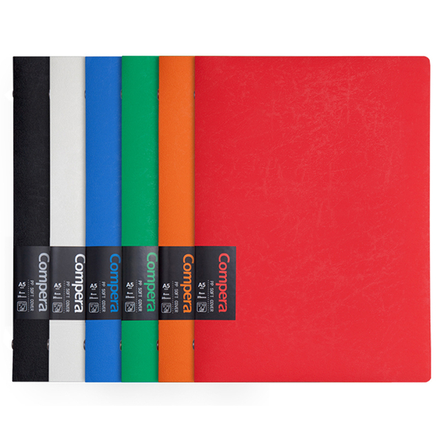 For C7005 Portable A5 Student Candycolor Refillable Loose-Leaf Soft PP Waterproof Notebook 50 Sheets High Quality