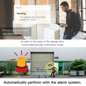 A2ZWORLD Kit Smart WIFI apertura Garage Apri Saracinesca Serrande cancellello WIFI 2.4G TUYA, Smart Life AC 100-250V 50/60HZ IP20 - Product Image 4