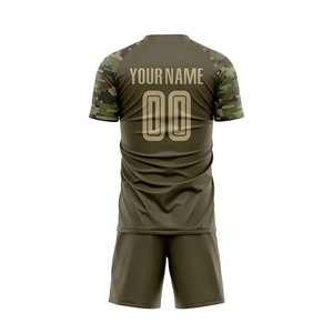 2025 New Arrival Custom Slim Fit Soccer Uniform Breathable Plain Design Sublimated Soccer Wear with OEM Services - Product Image 5