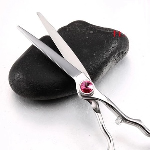 Tijeras de peluquería japonesas profesionales con mango personalizado de hoja recta para uso en salón y peluquero - Product Image 4