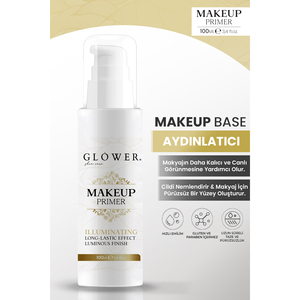 Illuminating <b>Matte</b> Face <b>Primer</b> 100ml-Hydrating Mineral Makeup Base - Product Image 4