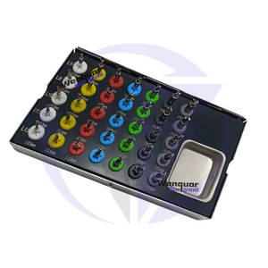 Juego de brocas de tapón integral alto, 35 Uds., brocas de fresa de implante Dental para cirugía guiada, Kit de taladros de tapón de implantología Dental ósea - Product Image 6