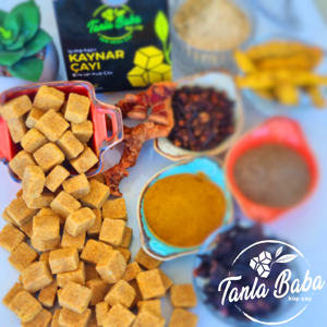 ก้อนชาสมุนไพรอบเชยขิงผสมเครื่องเทศหอมผสมกับขมิ้นกานพลูขมิ้นธรรมชาติเครื่องดื่มร้อนทันที - Product Image 2