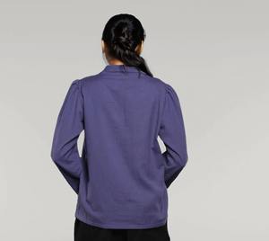 Đáng Yêu Phương Tây Phụ Nữ Phong Cách Cotton Boho Nông dân Dài Áo Tops Trong Lạnh Vai Với Tùy Chỉnh Thích Màu Sắc Rắn Áo Tops - Product Image 2