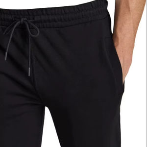 Pantalon de jogging unisexe en molleton de haute qualité avec logo personnalisé, taille élastique, coupe ample, streetwear pour homme - Product Image 4