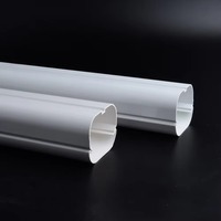Kit de couverture décorative pour conduits en PVC résistant aux UV ASTM D1784 pour mini-split HVAC