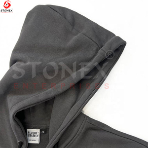 Sweats à capuche en éponge française de haute qualité pour hommes personnalisés avec fermeture éclair en chenille brodée Active Regular Wear à bas prix pour l'hiver - Product Image 4