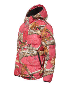 Veste d'hiver matelassée camouflage isolée pour homme, demi-zip, pull de chasse, camouflage forêt sombre, parka à capuche chaude, vêtements d'extérieur - Product Image 2