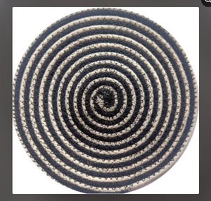 Handmade Jacquard Anti-Slip Washable Cotton <b>Plant</b> Pattern <b>Table</b> Placemat - Product Image 2