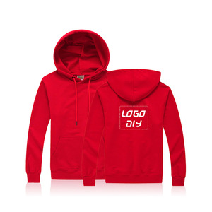Venta al por mayor de logotipo personalizado de los hombres de más alta calidad de poliéster de algodón de manga larga de gran tamaño impermeable transpirable Sudadera con capucha de invierno sólido - Product Image 3