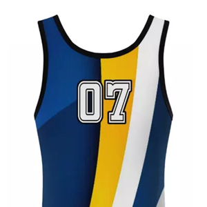 Hot Product <b>Men</b> Quick Dry Wrestling <b>Singlets</b> Customised Logo Print <b>Men</b> Wrestling <b>Singlets</b> Wholesale - Product Image 5