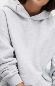 OEM/ODM Sweats à capuche pour femmes 500GSM Pull personnalisé sérigraphié Logo avant Hiver Sweat à capuche surdimensionné à épaules tombantes - Product Image 5