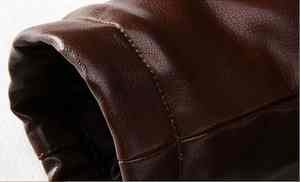 Vestes en cuir chaudes d'hiver pour hommes Col haut pour temps froid Vestes pour hommes Qualité supérieure Bonne vente Veste pour hommes - Product Image 4