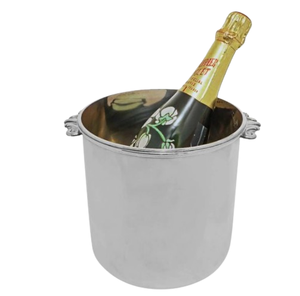 Cubo de champán de acero inoxidable de Metal con asa Diseño hecho a mano Accesorios para Bar Enfriadores de vino de fiesta - Product Image 4