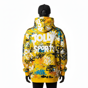 เสื้อฮู้ดดี้ผู้ชายไซส์ใหญ่ รุ่นใหม่ ปี 2025 ผ้าพรีเมียม GSM ผสมคอตตอนและโพลีเอสเตอร์ ขนฟลีซ พิมพ์ลายแบบซับลิเมชั่นทั่วตัว สัมผัสนุ่ม สกรีนโลโก้ได้ตามต้องการ - Product Image 2