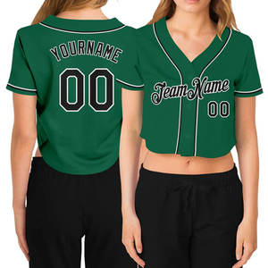 Maillot de baseball court pour femme, élégant, respirant, de haute qualité, logo personnalisé, séchage rapide, ajustement confortable, options personnalisables, tendance, nouveauté - Product Image 5