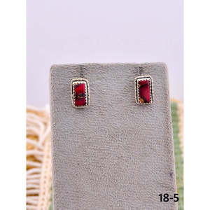 Pendientes de Plata de Ley con Dalia Rosa del Suroeste y Engaste de Bisel, Diseño Floral - Product Image 5