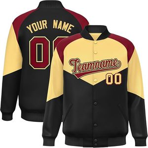 New Arrival Customized Logo Varsity Casual Varsity Jacket Sport Jersey Baseball Jacket for Men - Product Image 3