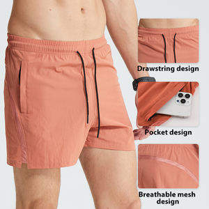 2026 Men's Breathable Lightweight <b>Nylon</b> Sports <b>Shorts</b> Quick Dry Fitness Casual Run Custom Logo Active Mesh Back DDP shipping - Product Image 3