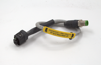 Câble de signalisation électrique robuste Atcovi 3222347315 complet 4P M12 mâle MQS 3P pour remplacement de plateformes de forage et mines souterraines
