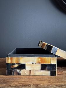 Boîte à bijoux en corne biologique, organisateur de bijoux en corne, boîte de rangement, boîte décorative personnalisée pour salon, style ferme, au meilleur prix - Product Image 5