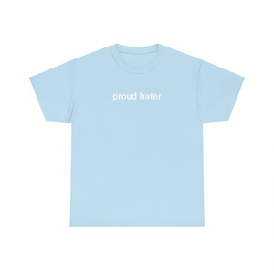 เสื้อยืด Proud Hater แขนสั้น คอกลม สำหรับผู้ใหญ่ ทั้งชายและหญิง พิมพ์ลายดิจิทัล สำหรับกิจกรรมส่งเสริมการขาย - Product Image 2
