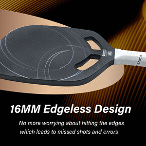 Diseño especial protegido Pickleball Paddle Mejora el control de la bola con mango alargado forjado con carbono - Product Image 3