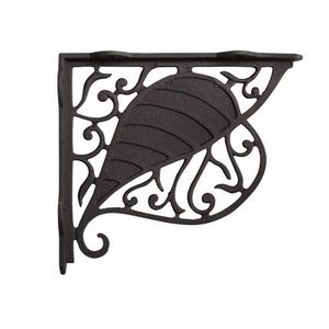 Soporte de estante de hierro negro Diseñado para interiores minimalistas, diseños modernos para el hogar y estantes simples montados en la pared - Product Image 6