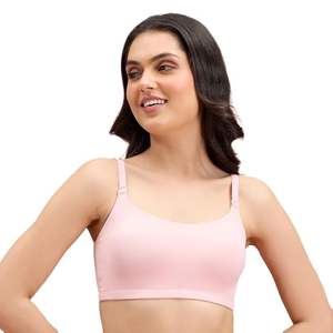 Por encargo 100% algodón rosa color señoras acolchado sujetador mejor precio Bangladesh - Product Image 1