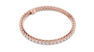 VDS IGI Certified 18K <b>Solid</b> Yellow <b>Gold</b> Tennis Bracelet with Round Brilliant Cut Natural Diamonds Luxury Gift for Her - Product Image 4