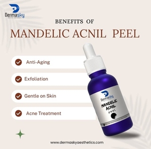 เดอร์มาสกี้30มล. ครีมทาหน้าปอกเปลือกกรดแบบแมนเดลิกสำหรับน้ำมันรอยแผลเป็นจากสิว - Product Image 2