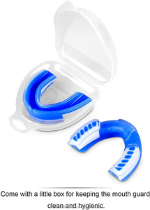 Best Double Braces Mouth Guard Anti Snoring Sports Athletic Mouth Gears for Teenager and Adults Taekwondo Mouth Accessories - Product Image 3