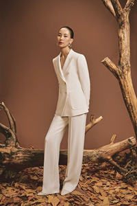 กางเกงลิลลี่สไตล์หรูหราสำหรับผู้หญิงคอลเลคชั่นฤดูใบไม้ร่วงระบายอากาศได้ดีมีลายตัวละครบริการ ODM จากเวียดนาม - Product Image 4