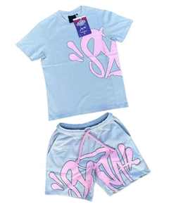 OSTROWEARS ENTERPRISES Conjunto de prendas de vestir exteriores de verano para hombre Ropa de playa de vacaciones Camiseta Polo de 2 piezas Traje corto de moda - Product Image 5