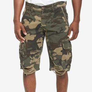 Vente en gros de shorts cargo pour hommes 2023 avec logo personnalisé Shorts de musculation pour hommes nouveau design - Product Image 3