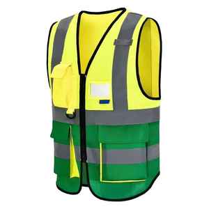 Meilleure vente de vêtements de travail de protection de sécurité gilet nouveauté respirant gilet tactique bouton OEM Service réfléchissant sécurité hiver - Product Image 2