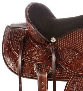 ADEEFA selle anglaise/occidentale marron de qualité supérieure en cuir pur fait à la main taille personnalisée équitation dans le monde Offre Spéciale à l'exportation - Product Image 4