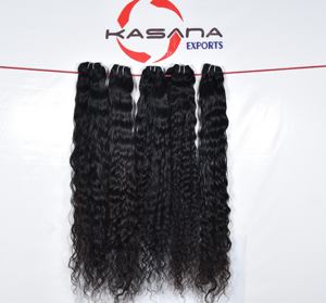 Vente en gros 100% Bundle Pas cher Vietnamien Couleur Naturelle Vague Noire Extensions de Cheveux pour Femmes Double Trame Brut Cheveux Humains Curl Style - Product Image 5