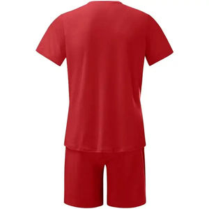 Ventes en gros de shorts pour hommes, logo personnalisé, 100% coton jersey, fabrication de vêtements, 240GSM, poids lourd, couleur unie, au meilleur prix - Product Image 2