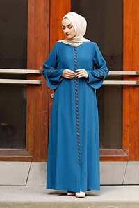 Robe Abaya d'été pour femmes, nouvelle saison, Kaftan, tunique, dubaï, mode musulmane, turque, robes islamiques - Product Image 3