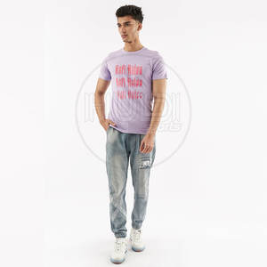 Camisetas de manga corta informales para hombre de algodón 100% de alta calidad impresas personalizadas con los últimos diseños al por mayor - Product Image 3